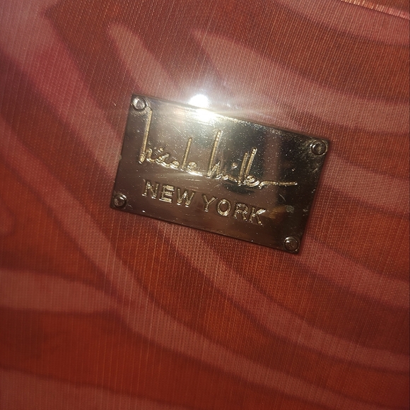 ☆Nicole Miller Orange Sorbet Zebra Print Rain Boots☆ - Picture 2 of 2